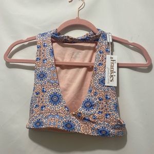 NWT Frankies Bikinis Harley top size small
